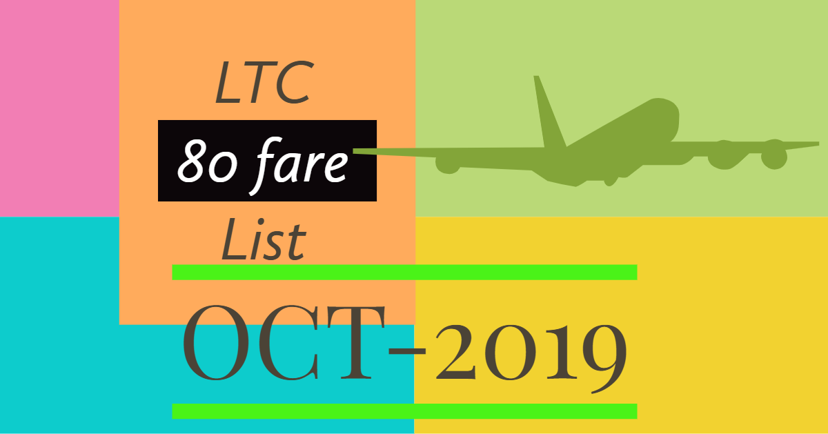 Air India Ltc 80 Fare Chart