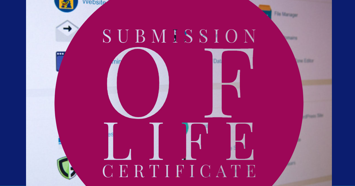 life certificate for Pensioners
