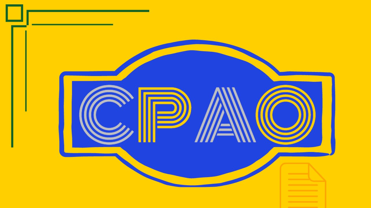 CPAO Orders