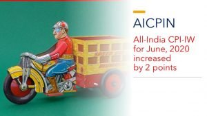 All-India CPI-IW for June, 2020 increased by 2 points