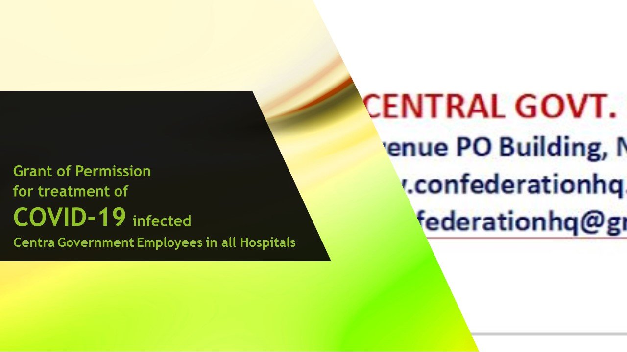 Grant of Permission for treatment of COVID-19