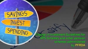 Investment guidelines for NPS