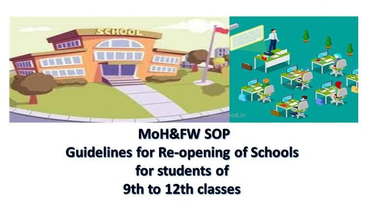 Re-opening of schools