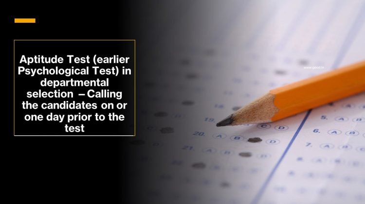 Aptitude test